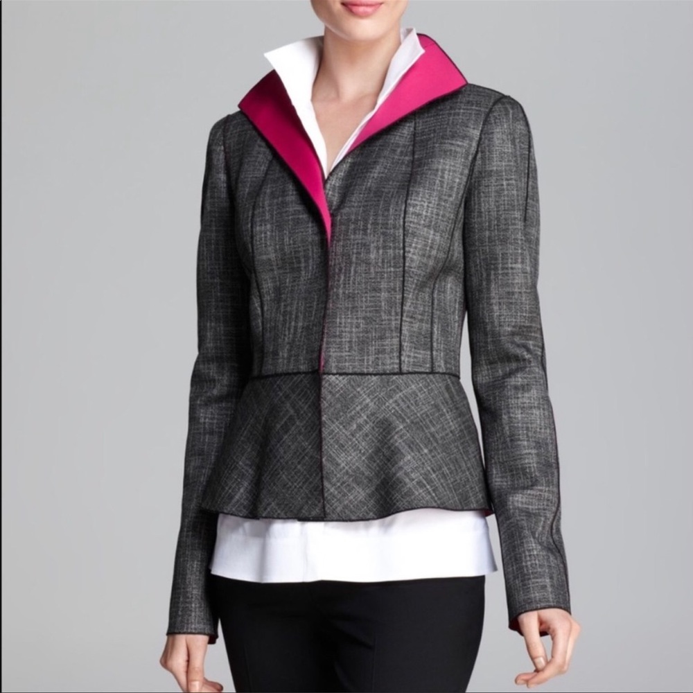 LAFAYETTE 148 NEW YORK AMANDA PEPLUM JACKET 12 - Picture 1 of 7
